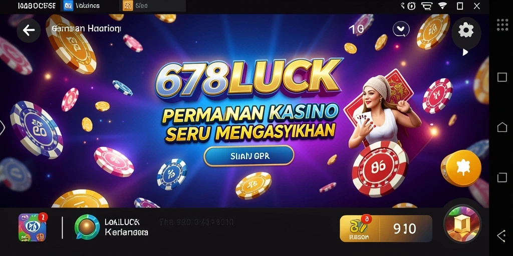 Screenshot gameplay 678LUCK menunjukkan aksi seru permainan kasino.