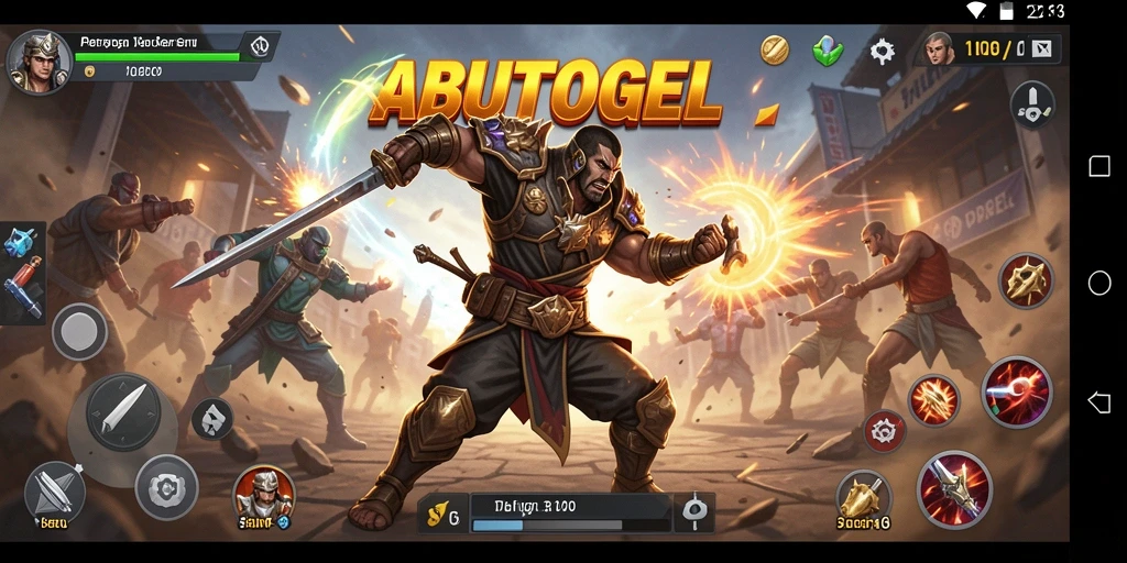 Tampilan seru gameplay ABUTOGEL dalam aksi.