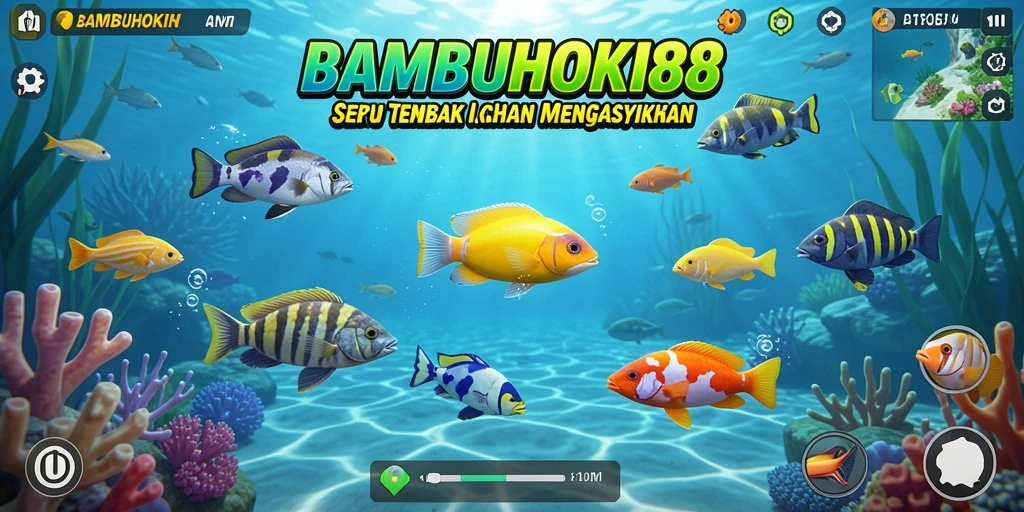 Tampilan gameplay Tembak Ikan yang seru dan mengasyikkan.