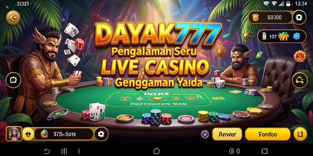 Gameplay Live Casino yang menarik dan interaktif di DAYAK777.