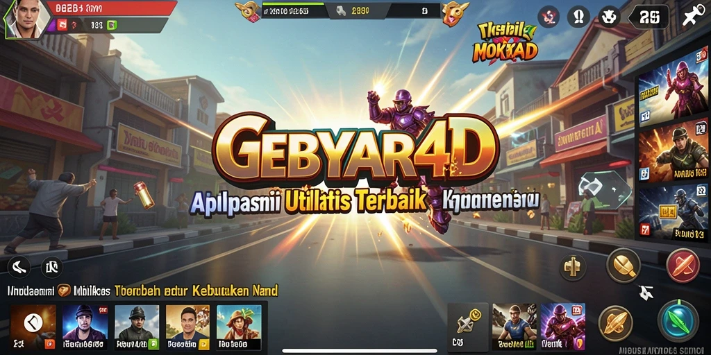 Tampilan antarmuka GEBYAR4D yang modern dan fungsional.