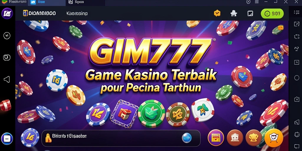 Tampilan gameplay menarik dari GIM777 yang memikat pemain kasino.