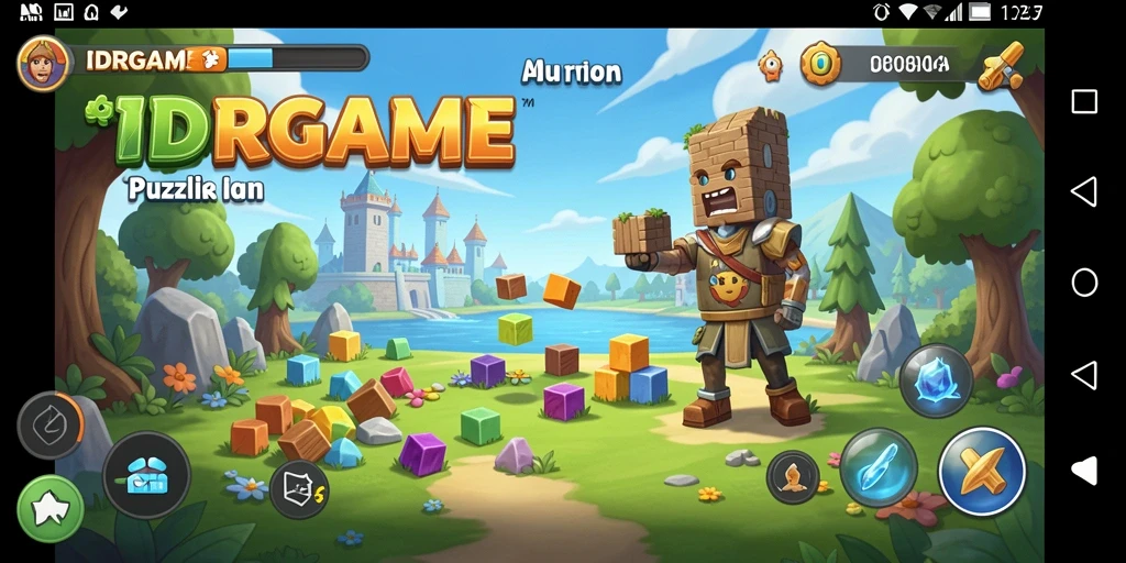 Screenshot IDRGAME menampilkan gameplay Puzzle yang memukau.