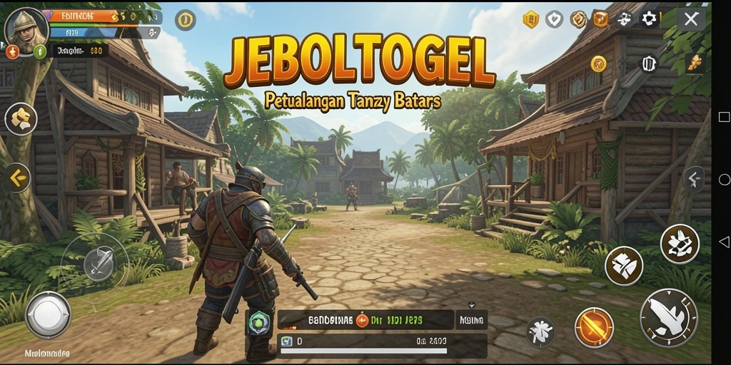 Gameplay JEBOLTOGEL menampilkan petualangan di dunia terbuka yang luas.