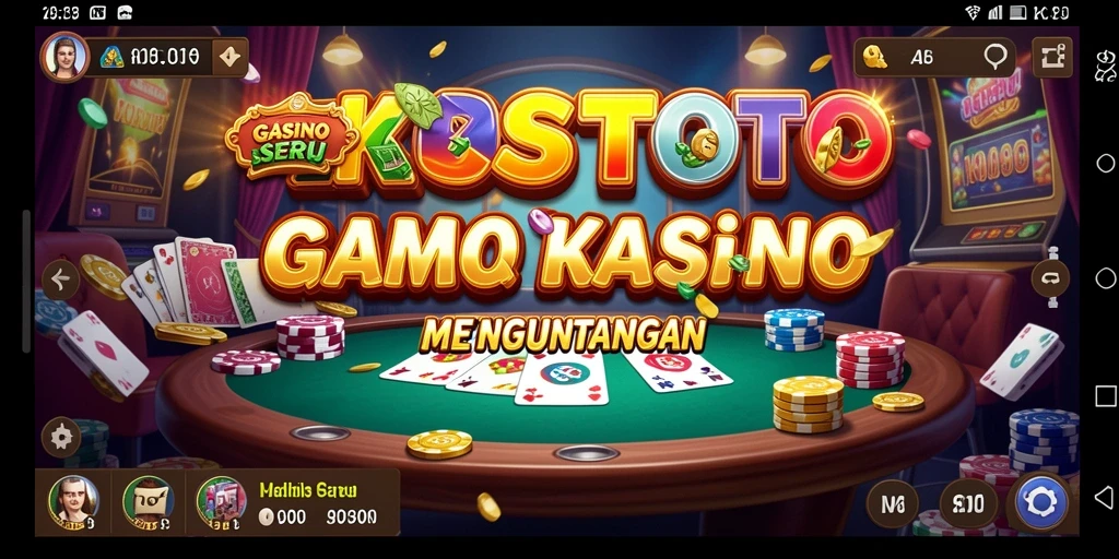 Tampilan gameplay Kasino yang seru dan memuaskan di KOSTOTO.