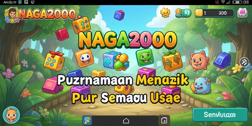 Tampilan menarik NAGA2000 dengan gameplay Puzzle yang seru.