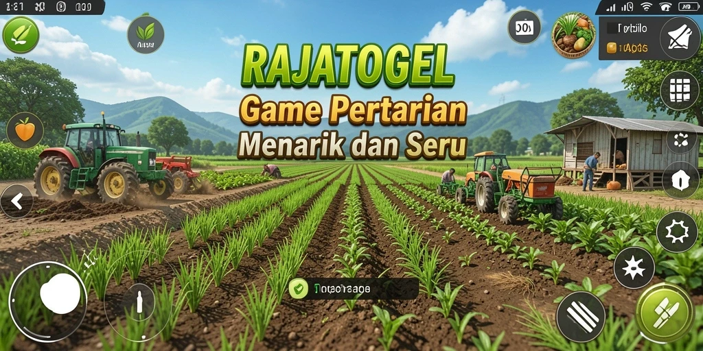 Gameplay seru RAJATOGEL dengan berbagai jenis tanaman yang beragam.