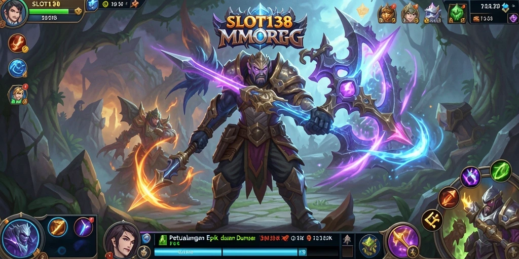 Screenshot gameplay SLOT138 menampilkan aksi seru di dunia MMORPG.