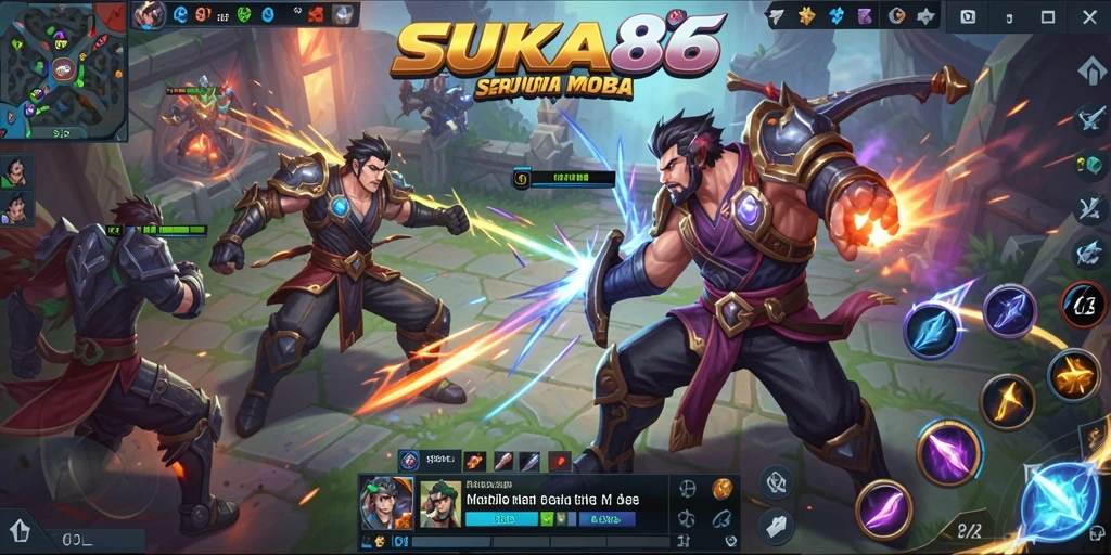 Gameplay mendebarkan di SUKA86 dengan aksi MOBA yang seru.