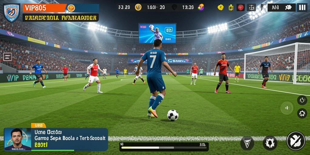 Tampilan gameplay <strong>VIP805</strong> yang menegangkan dan realistis saat pertandingan berlangsung.